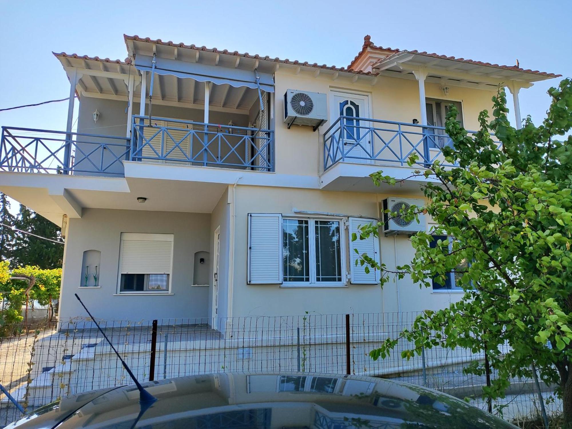 Holiday House With Sea View In Skala Polichnitos Skala Polichnitou Zewnętrze zdjęcie